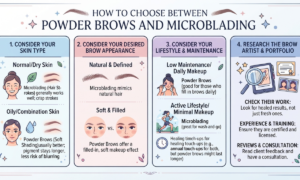 Powder Brows vs Microblading